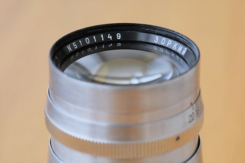 Sonnar Krasnogorsk 13.5cm f/4 from military cine camera AKS №5101149 3K-135