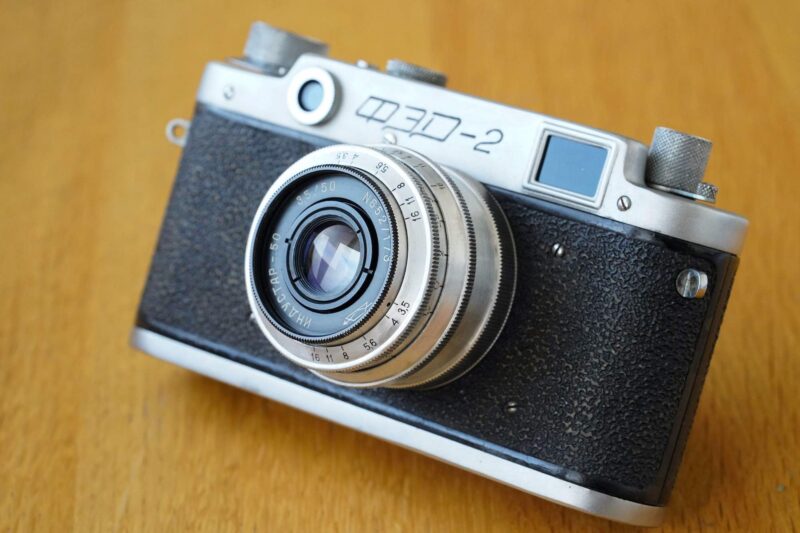 rangefinder film camera FED-2 №452836