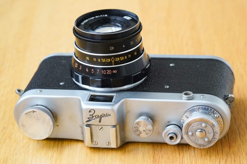 film scale camera FED-Zarya (dawn) №0051432 with Lanthanum coated optics