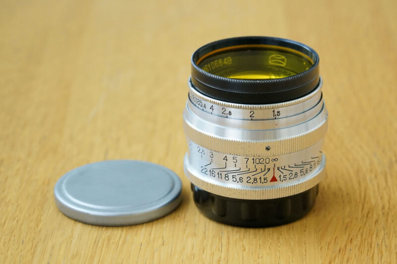 Jupiter-3 50mm f/1.5 M39 for Leica №6106849 red