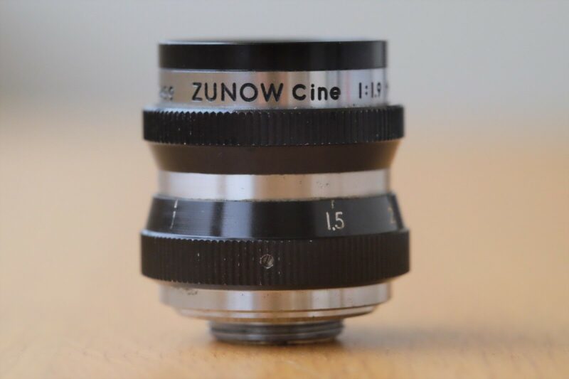 ZUNOW Cine 1.9/13 ZUNOW Opt. Japan D-mount №580699