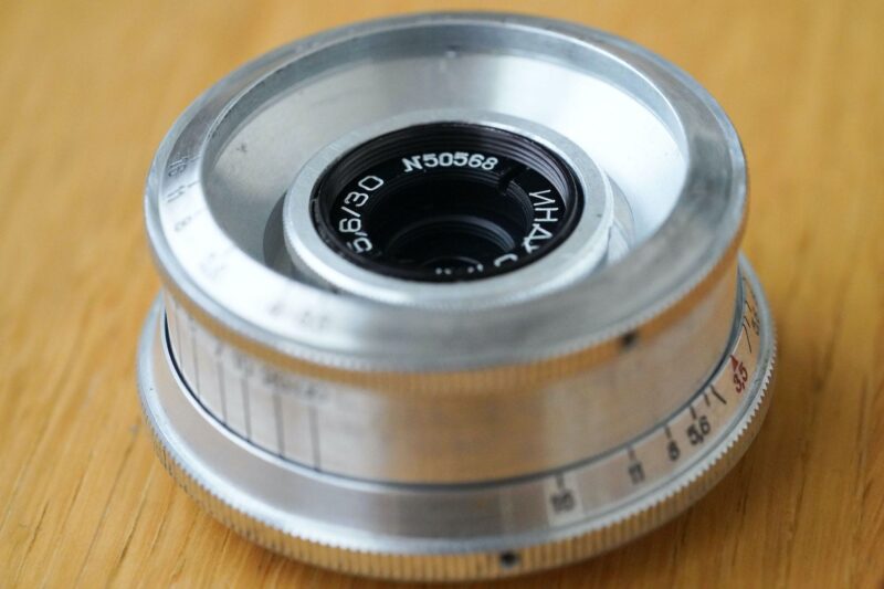 Soviet KGB Lens Industar 30mm f/5.6 50568 M39