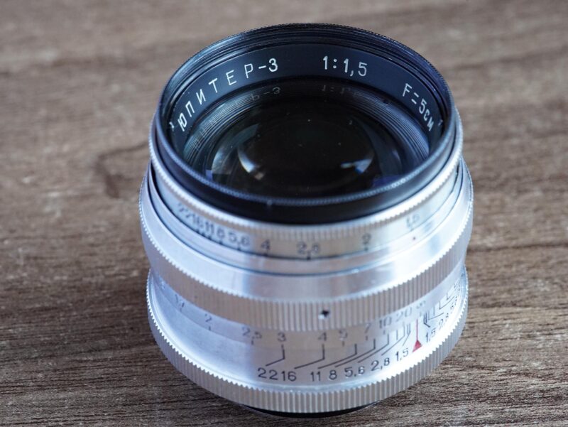 KMZ Jupiter-3 50mm f/1.5 M39 for Leica №5105318 brass