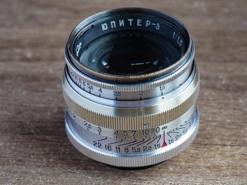 KMZ Jupiter-3 50mm f/1.5 M39 for Leica №5105318 brass - Image 3