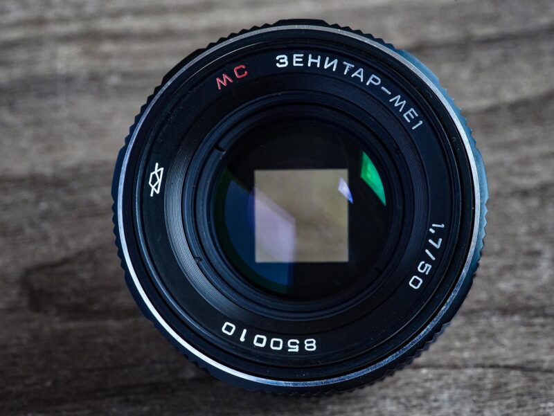 MC Zenitar ME1 50mm f/1.7 M42 SLR №850010 square bokeh