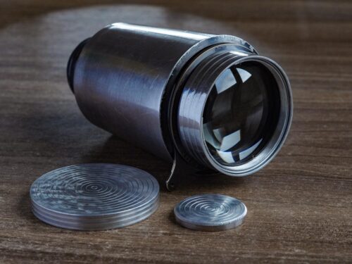 Lenses from old wooden cameras