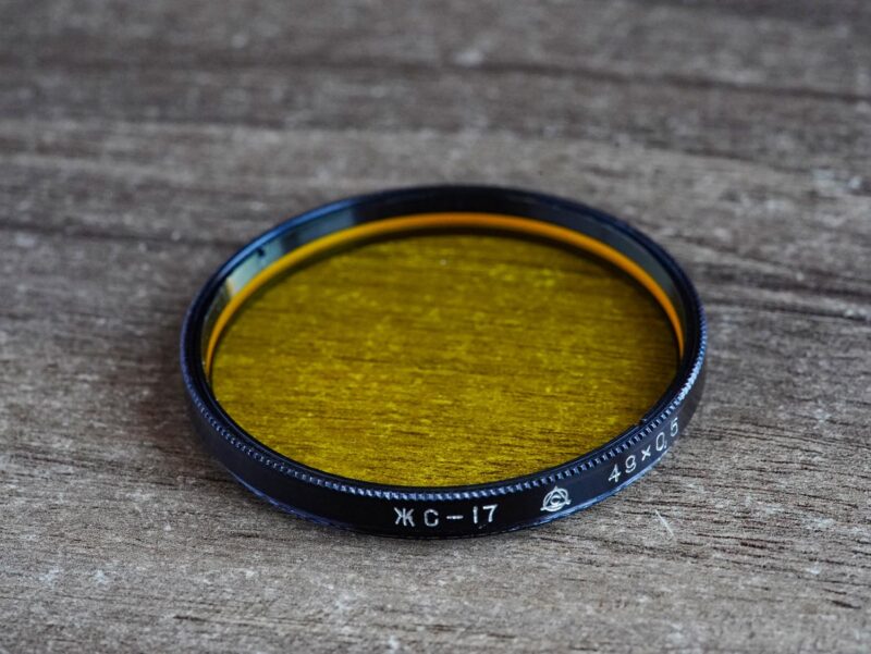 Yellow filter 49mm URALSELLER
