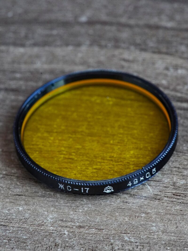 Yellow filter 49mm URALSELLER