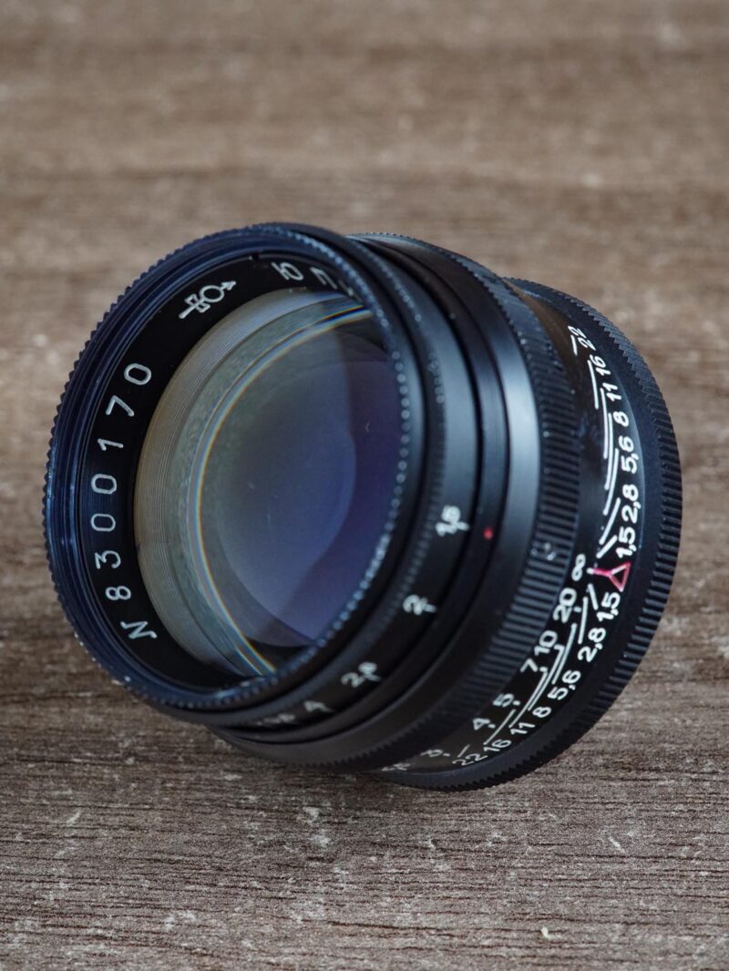 Black Jupiter-3 50mm f/1.5 M39 for Leica