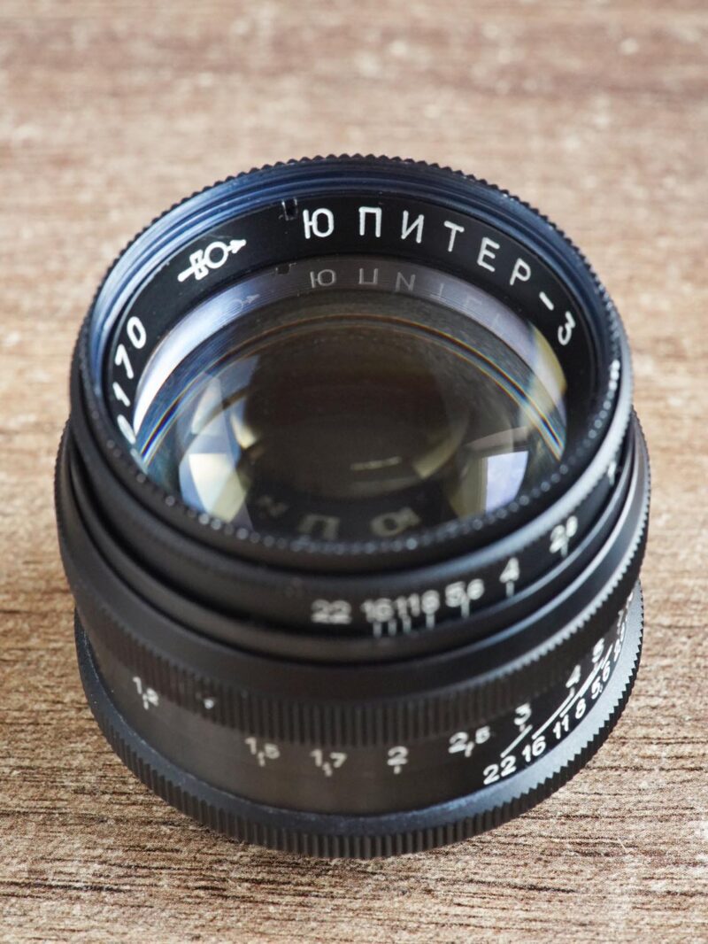 Black Jupiter-3 50mm f/1.5 M39 for Leica