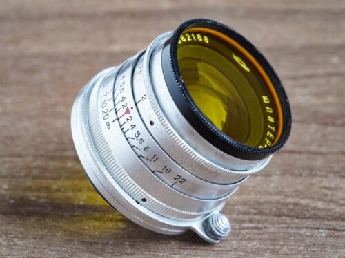 KMZ Jupiter-8 red “P” 50mm f/2 M39 for Leica №5662168