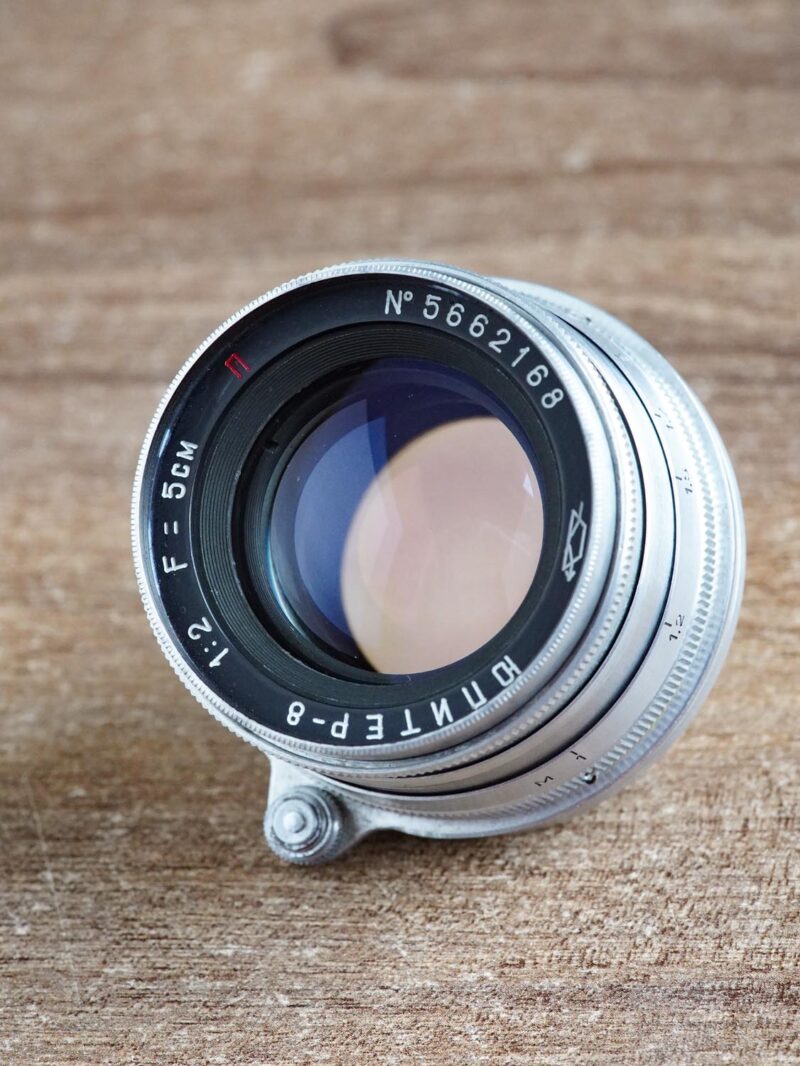 KMZ Jupiter-8 red "P" 50mm f/2 M39 for Leica