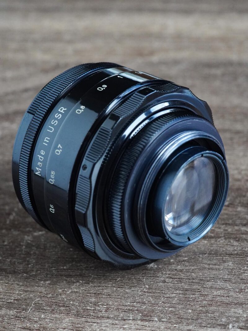 KMZ Helios-44 black lacquer M39 58mm f/2