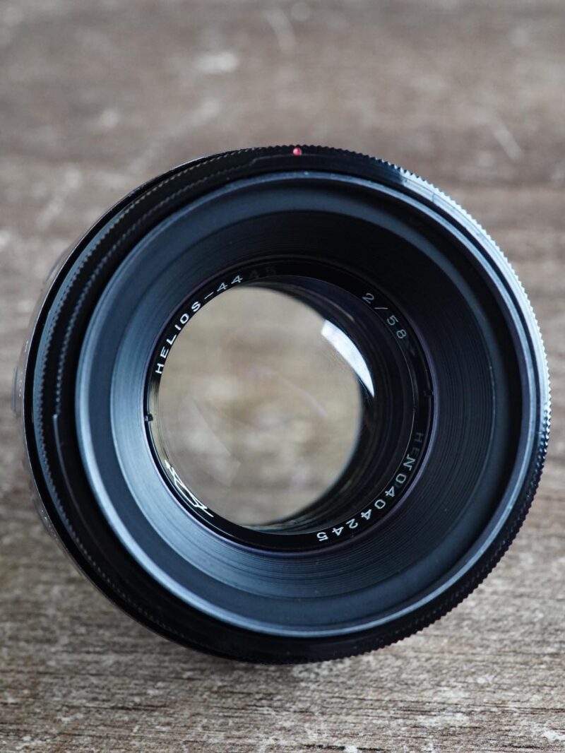 KMZ Helios-44 black lacquer M39 58mm f/2