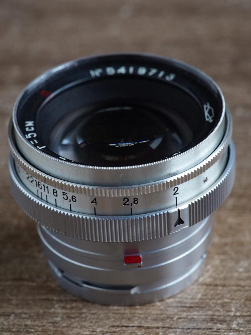 KMZ Jupiter-8 red "P" 50mm f/2 for Contax/Kiev