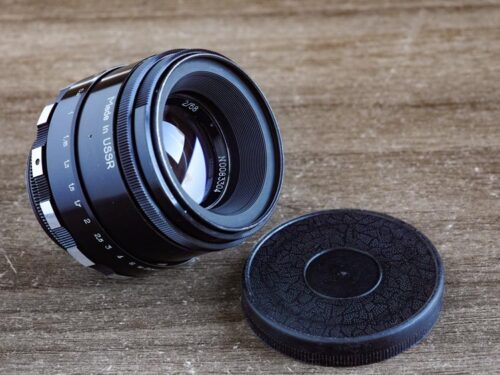 Helios 44-2 black lacquer Zebra M42 58mm f/2 №0083304 SLR