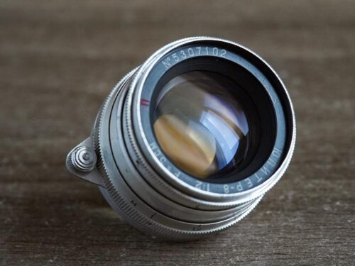 KMZ Jupiter-8 red “P” 50mm f/2 M39 for Leica №5307102