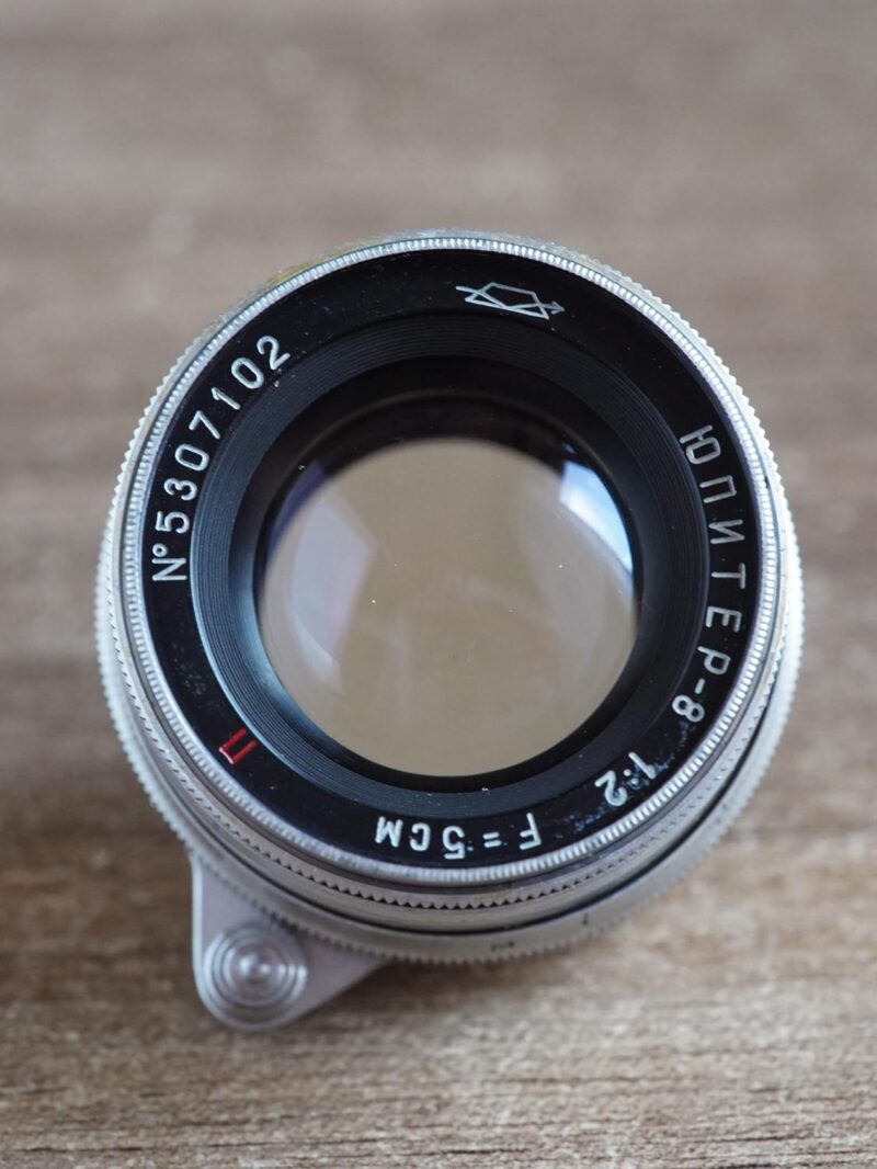 KMZ Jupiter-8 red "P" 50mm f/2 M39 for Leica