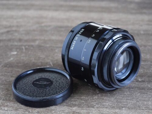 black lacquer KMZ Helios-44 M39 58mm f/2 №0435429