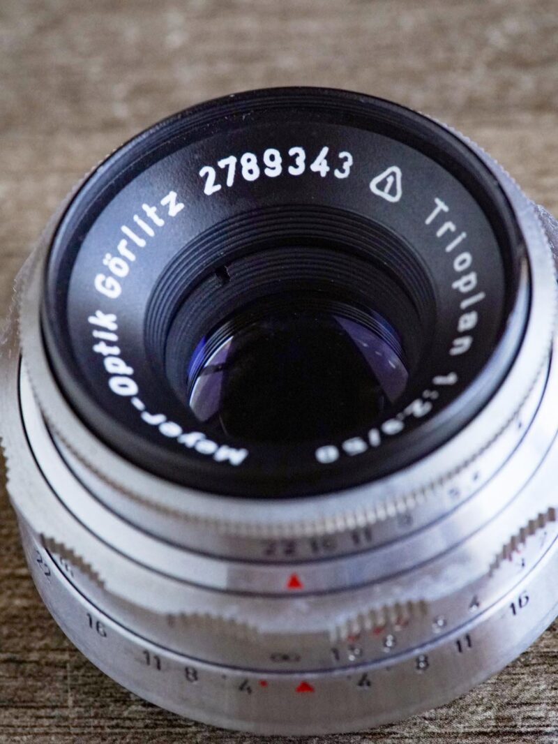 Trioplan Meyer-Optik Gorlitz Exakta 50mm f/2.9