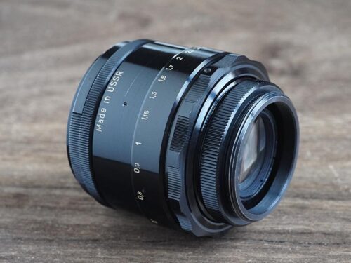 black lacquer KMZ Helios 44-2 M42 58mm f/2 №7112867