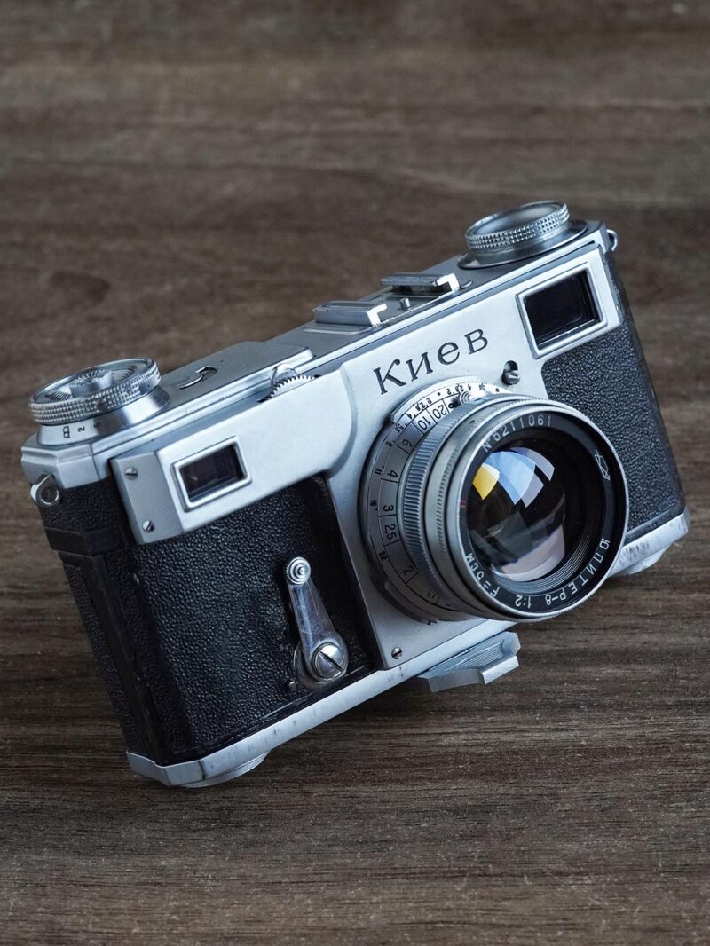 rangefinder film camera Kiev-2 №526095 - Image 7