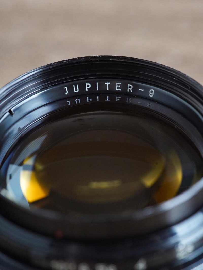 Black Lacquer Jupiter-9 85mm f/2 M39 SLR №6904580 - Image 8