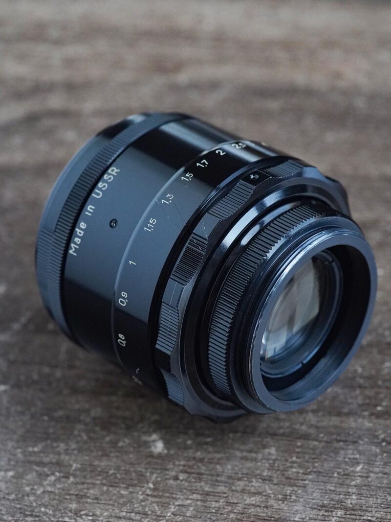 black lacquer KMZ Helios 44-2 M42 58mm f/2 №7202958 - Image 3