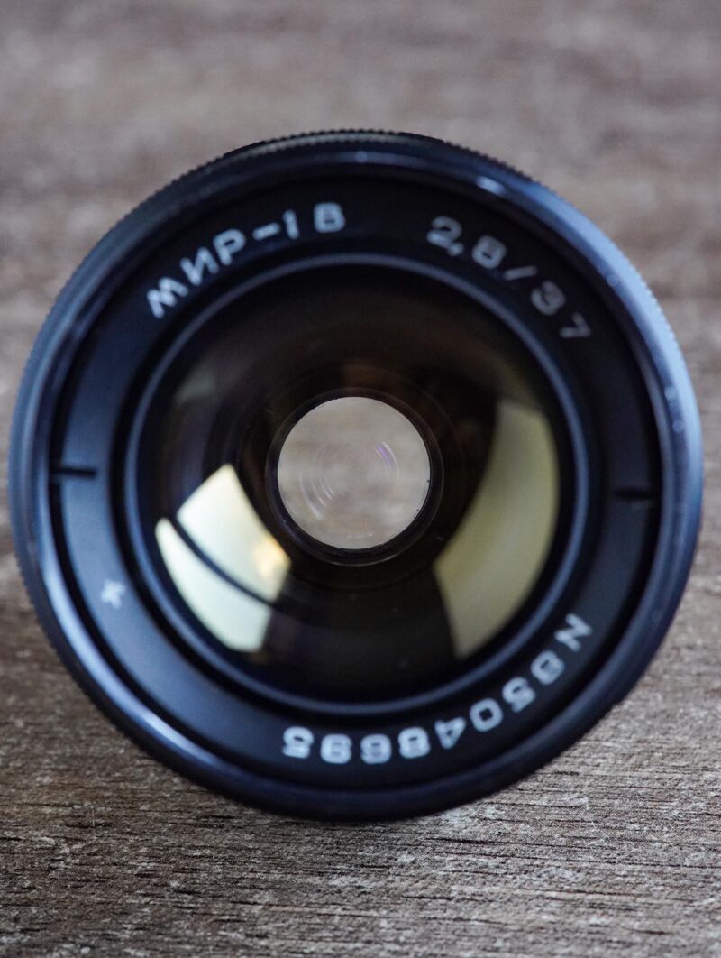 MIR-1b 37mm f/2.8 SLR M42 №85048695 inverted mod swirly bokeh - Image 3