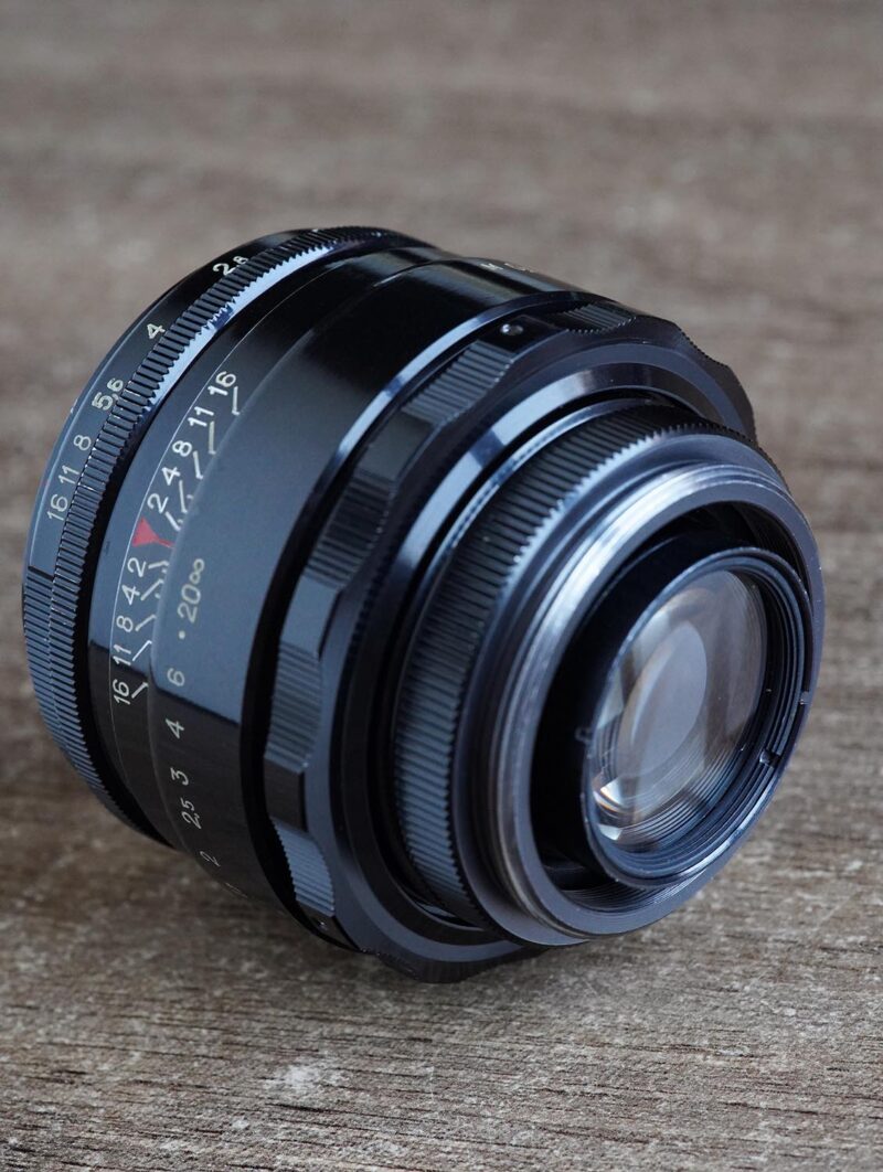 black lacquer KMZ Helios 44 M42 58mm f/2 №0456056 - Image 4