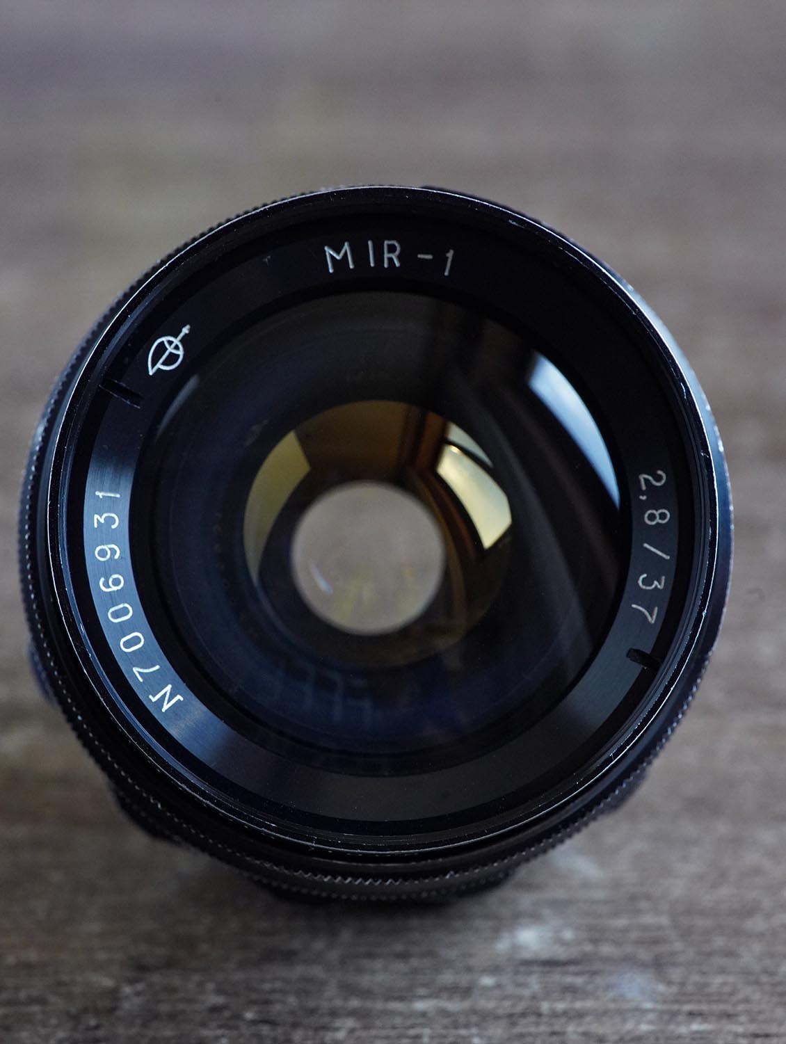 MIR-1 37mm f/2.8 black lacquer SLR M42 №7006931 Grand Prix Brussels 1958