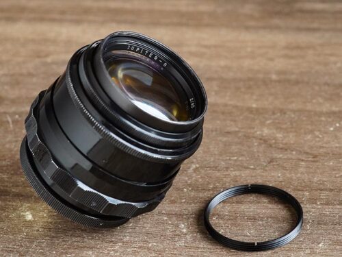 Jupiter-9 85mm f/2 M39/M42 SLR №6908200 Black Lacquer