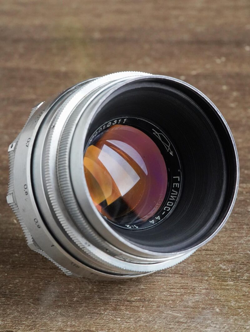 KMZ Long Nose Helios-44 58mm f/2 №0010311 M39/M42 SLR 13-blades red "P" - Image 2