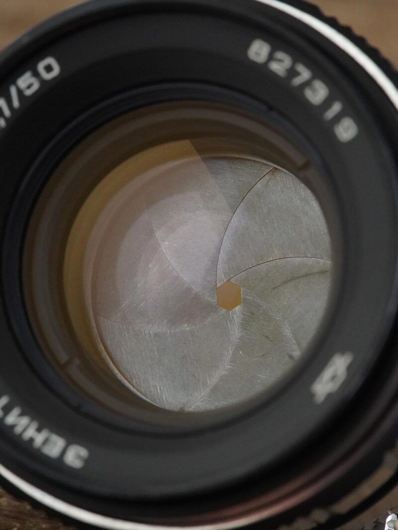 Zenitar-M 50mm f/1.7 M42 SLR №827319 with set starburst filters 52mm - Image 4