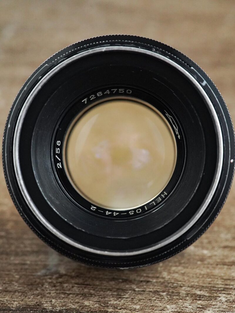 anamorphic mod. Helios 44-2 KMZ Black Lacquer M42 58mm f/2 №7264750 - Image 3