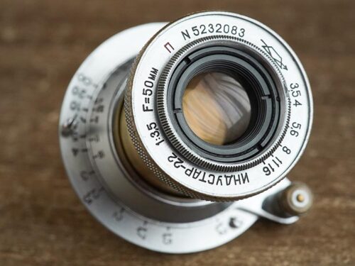 Industar-22 red “P” 50mm f/3.5 LTM/LSM M39 №5232083