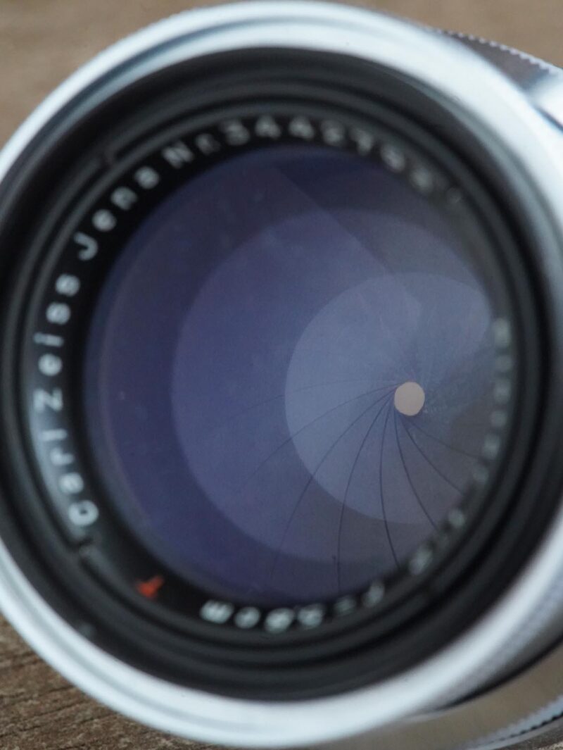 Biotar red "T" Carl Zeiss Jena 58mm f/2 №3442793 17-blades Exakta-mount heavy version - Image 6