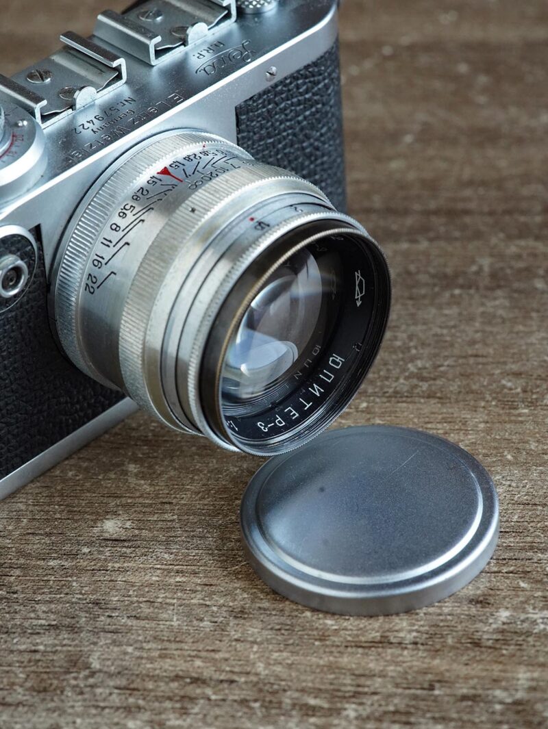 KMZ Jupiter-3 50mm f/1.5 M39 for rangefinder №5106852 Brass - Image 8