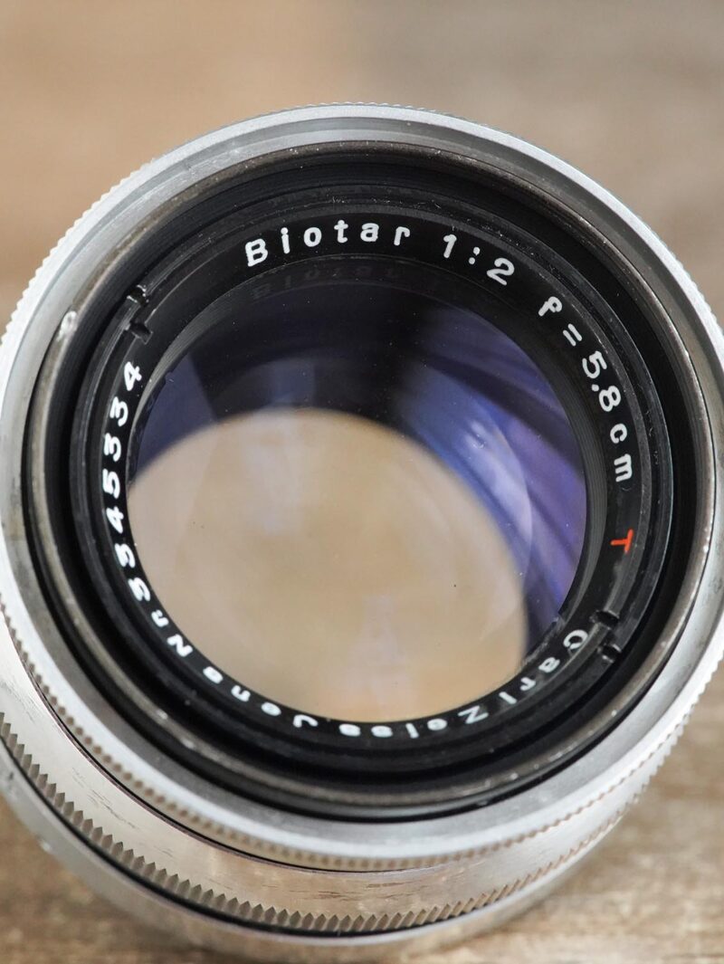 Biotar Carl Zeiss Jena 58mm f/2 №3345334 M42 17-blades - Image 3