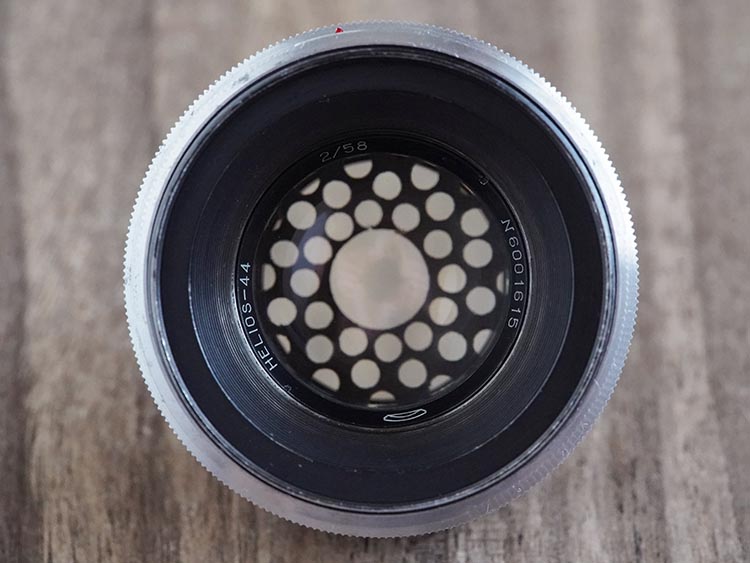 Helios-44 2/58 Silvergrain: Chromoprint Edition №6001615 M42