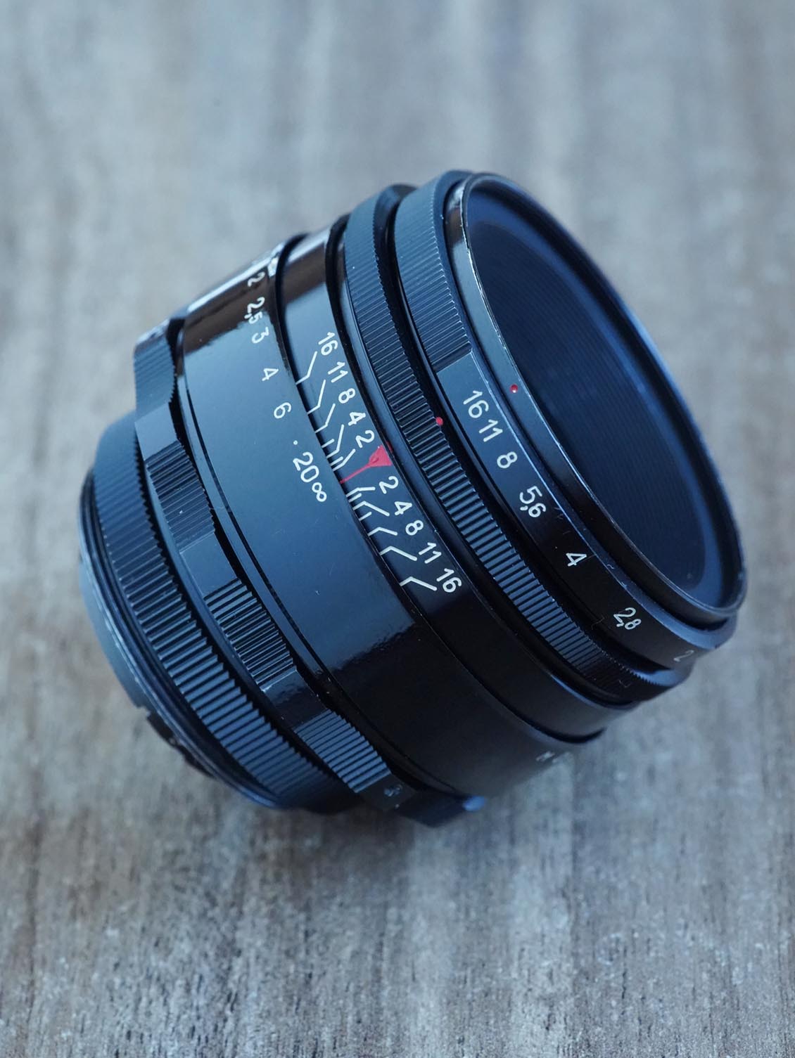 KMZ Black Lacquer 13-blades Helios 44-2 Amber coating 2/58mm №7264661 - Image 5