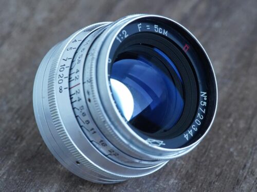 KMZ Jupiter-8 50mm f/2 M39 №5720344 red “P”