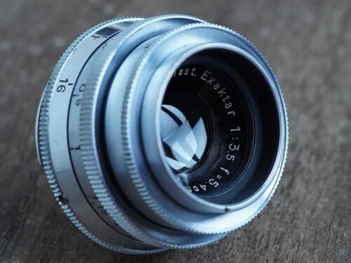 Exaktar Anastigmat Jhagee 54mm f/3.5 №786542 Exakta-mount Uncoated