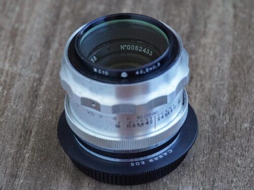 KMZ Helios-44 58mm f/2 №0062433 13-blades Canon EOS-mount