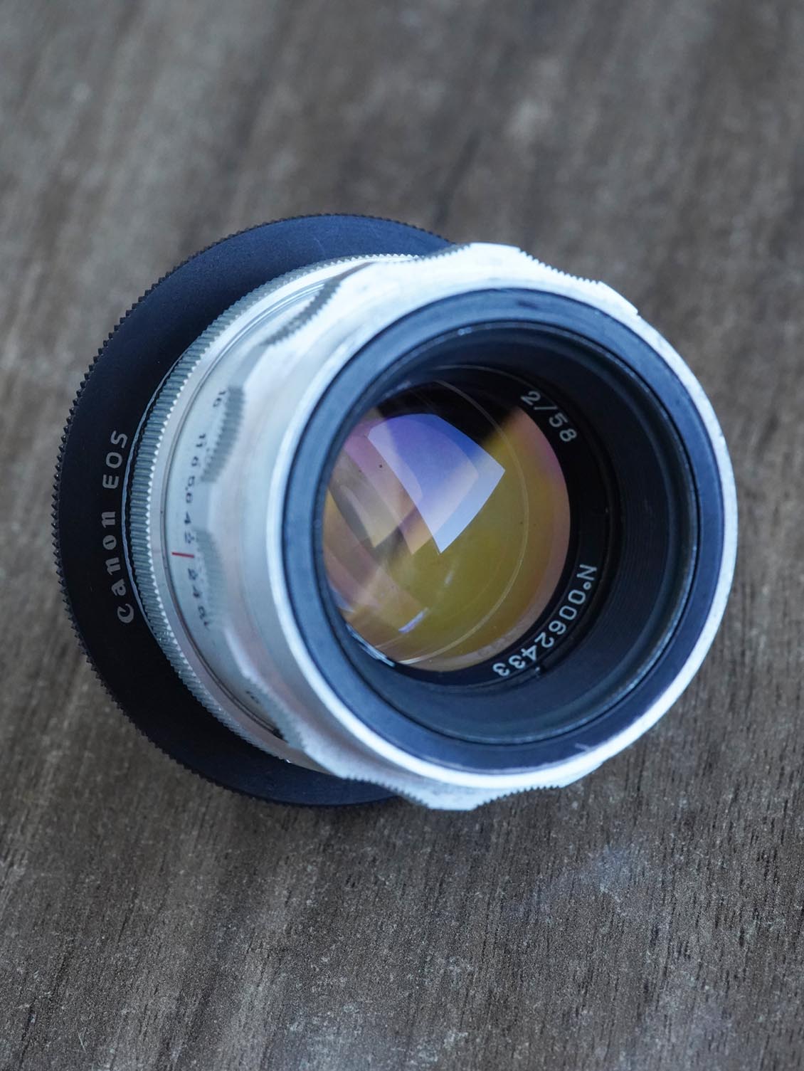 KMZ Helios-44 58mm f/2 №0062433 13-blades Canon EOS-mount - Image 2