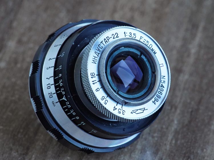 Industar-22 red "P" 50mm f/3.5 LTM/LSM M39 №5496994