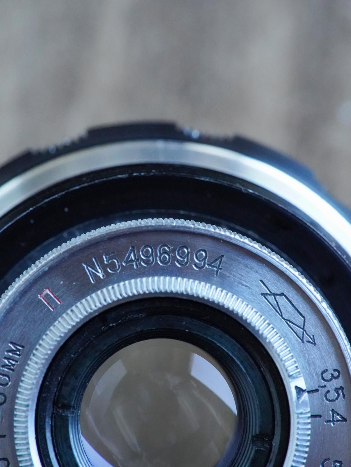 Industar-22 red "P" 50mm f/3.5 LTM/LSM M39 №5496994 - Image 7