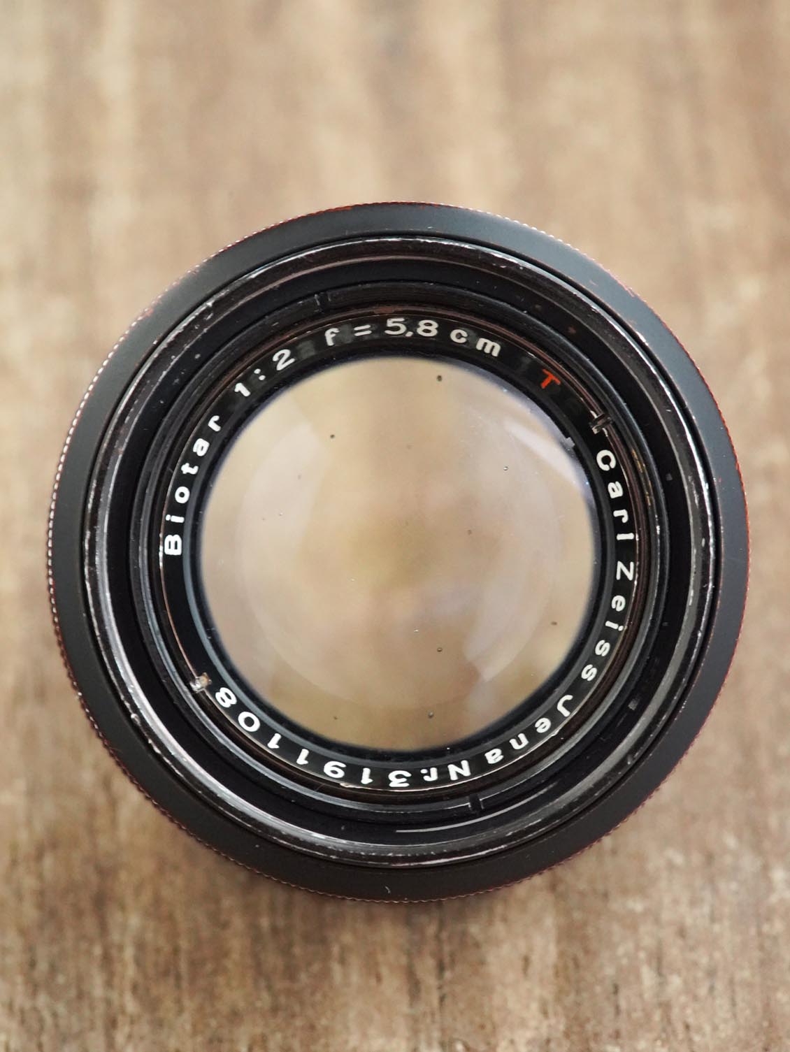 Biotar red "T" Carl Zeiss Jena 58mm f/2 №3191108 17-blades Exakta-mount - Image 5