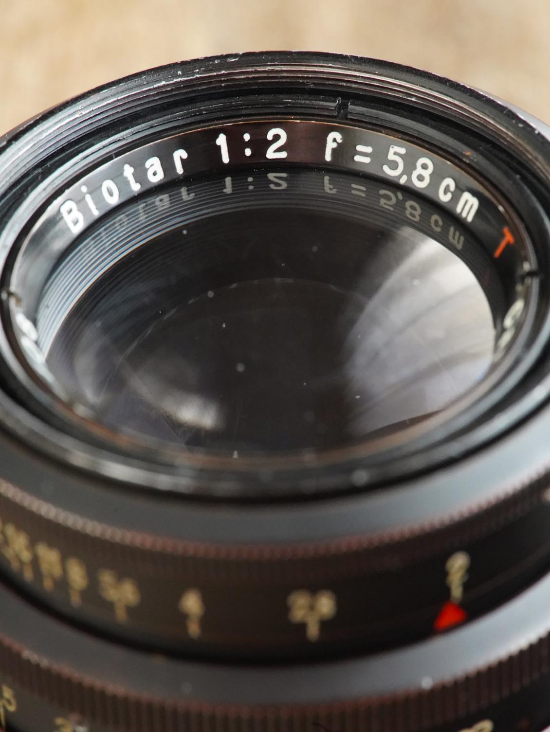 Biotar red "T" Carl Zeiss Jena 58mm f/2 №3191108 17-blades Exakta-mount - Image 8