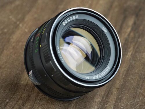 Zenitar-M 50mm f/1.7 M42 SLR №862398 Canon EF-mount
